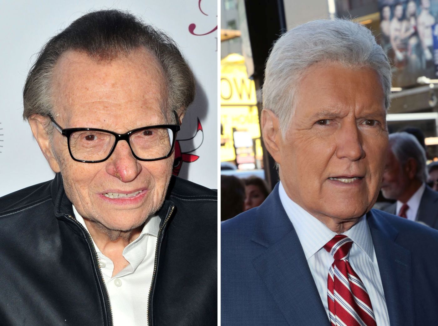 Alex Trebek and Larry King