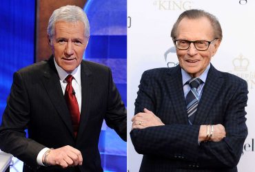 Alex Trebek and Larry King