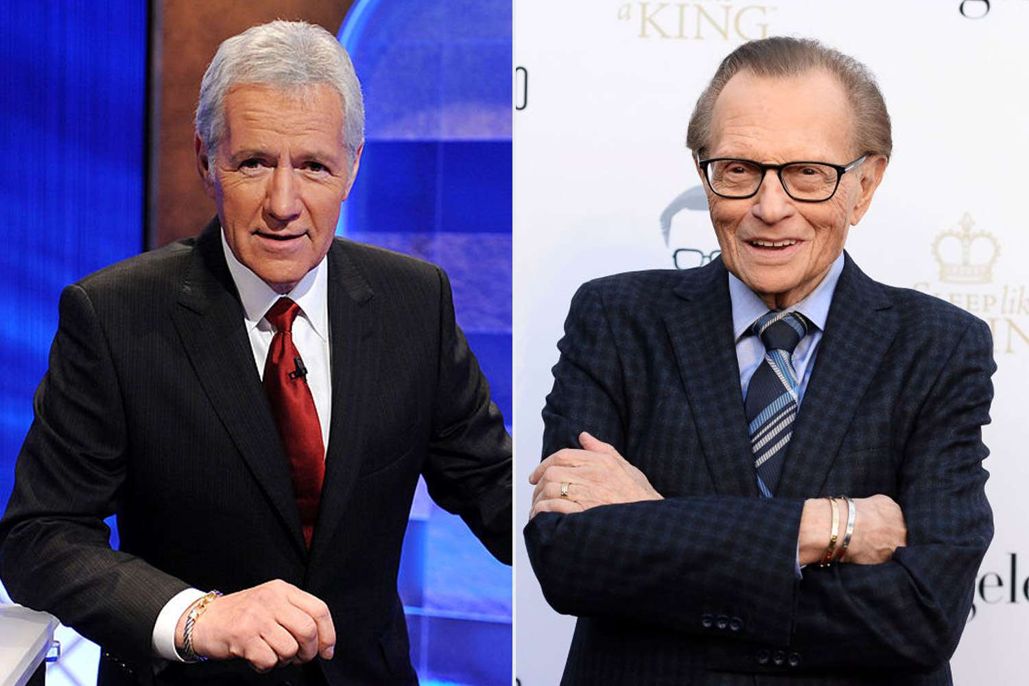 Alex Trebek and Larry King