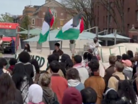 CHRISSY CLARK: Columbia University pro-Palestine protesters sprayed with gag gift spray from Amazon rather thaan ‘Israeli chemical weapon’ as they claimed