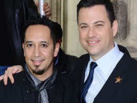Cleto Escobedo III and Jimmy Kimmel